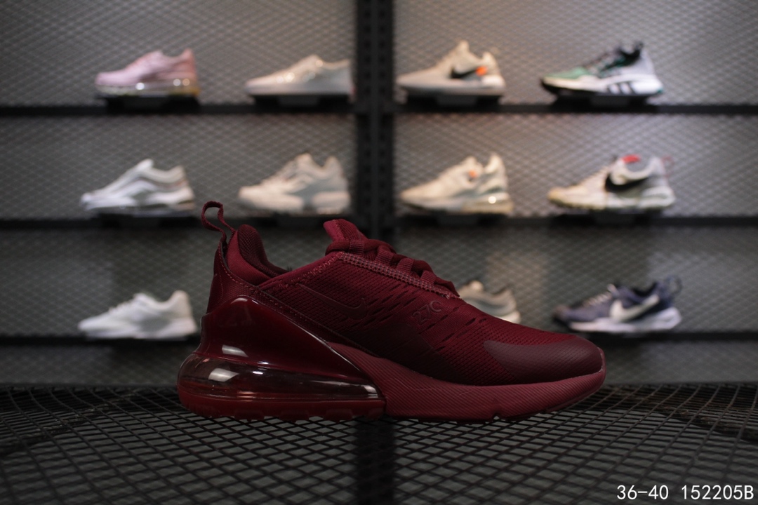 110  耐克Nike Air Max 270 Flyknit 后置半掌大气垫 缓震跑步鞋！号码：36-40