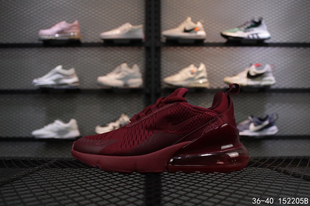 110  耐克Nike Air Max 270 Flyknit 后置半掌大气垫 缓震跑步鞋！号码：36-40