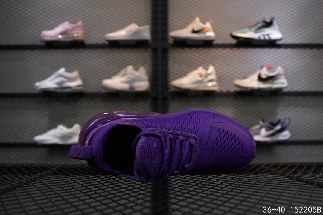 110  耐克Nike Air Max 270 Flyknit 后置半掌大气垫 缓震跑步鞋！号码：36-40