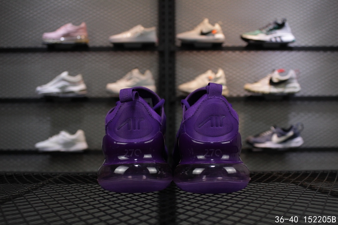 110  耐克Nike Air Max 270 Flyknit 后置半掌大气垫 缓震跑步鞋！号码：36-40