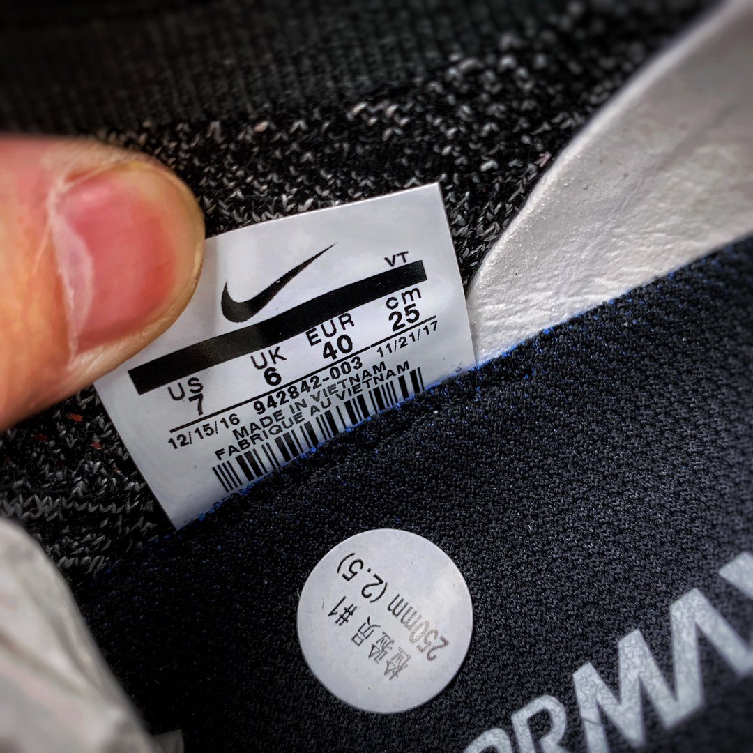 150携手工厂福利套现  强力输出  Nike Air VaporMax Flyknit 2.0 2018二代大气垫 “黑蓝紫” 真实气垫冲压 脚感完美