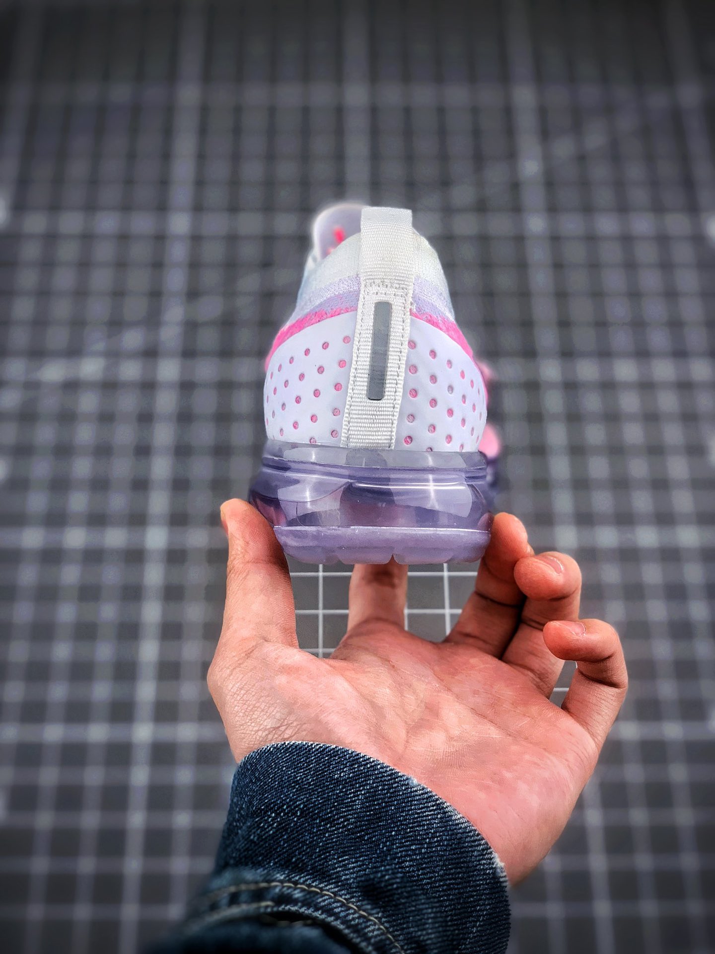 150携手工厂福利套现  强力输出  Nike Air VaporMax Flyknit 2.0 2018二代大气垫 “白粉” 真实气垫冲压
