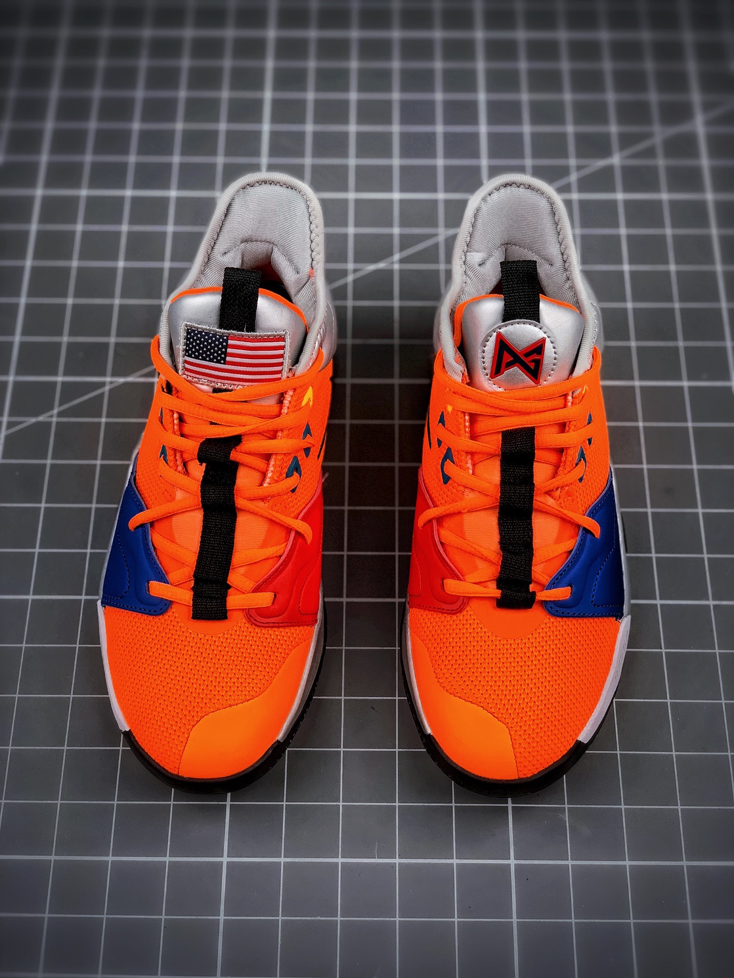 220Nike PG3 NASA EP 保罗乔治三代宇航员联名配色 原盒原标 zoom前掌气垫前掌包裹侧翼采用磨砂皮革CI2667-800