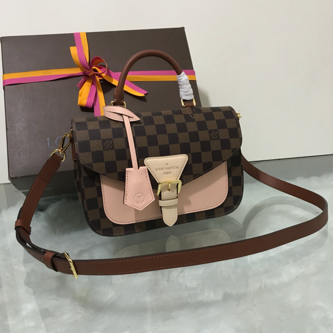 Best Replica New Style
 Louis Vuitton Bags Handbags Pink Damier Ebene Canvas Casual N40148