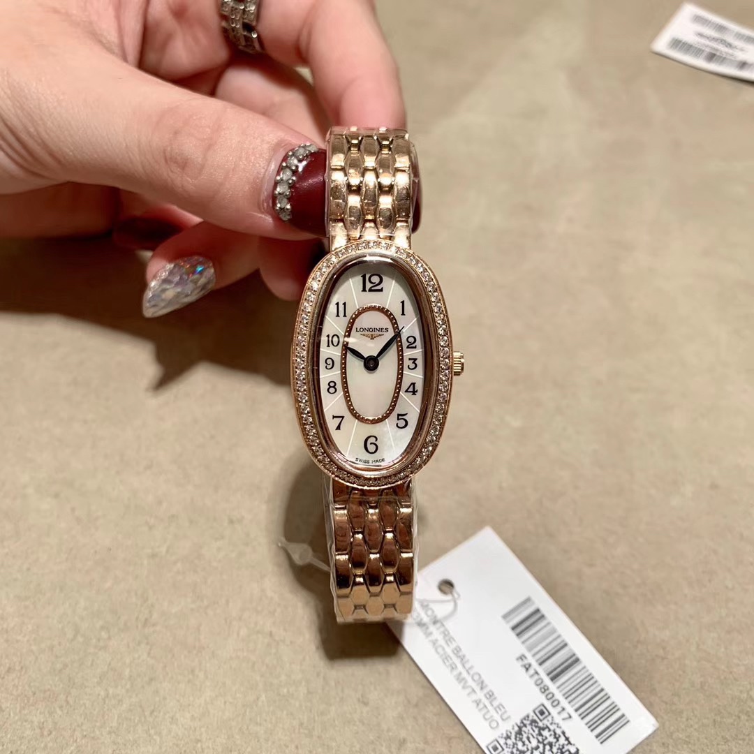 Longines 浪琴圆舞曲系列 优雅 女士腕表 精钢表带 底盖与 尺寸21*34mm 该款腕表备受女性喜爱