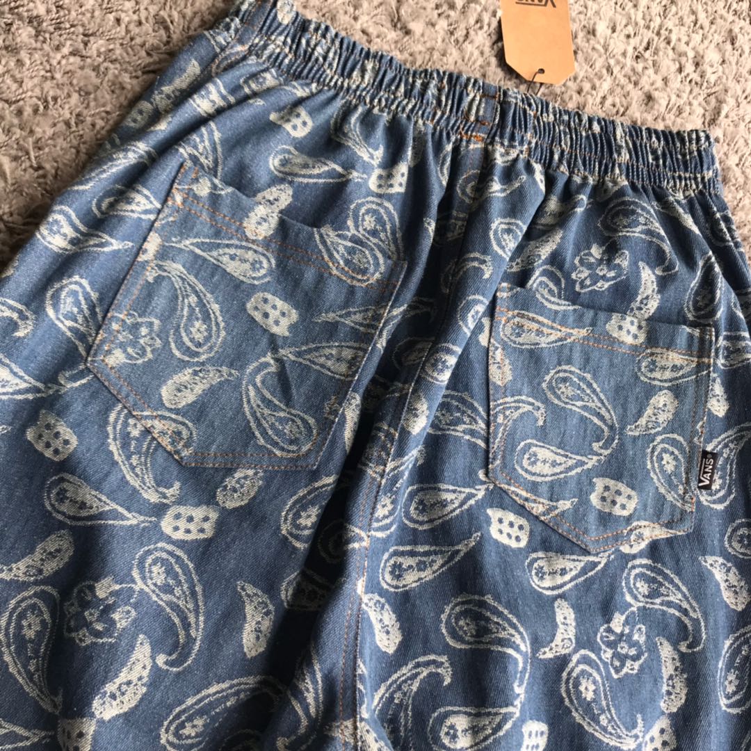 100 VANS Paisley Jeans  万斯 佩斯利花纹 腰果花 提花休闲直筒牛仔裤