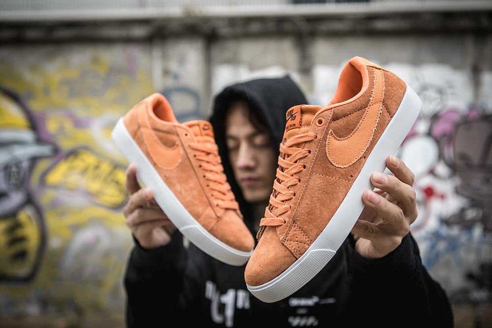 140真标半码Nike 耐克 NIKE SB BLAZER ZOOM LOW GT 男/女滑板鞋