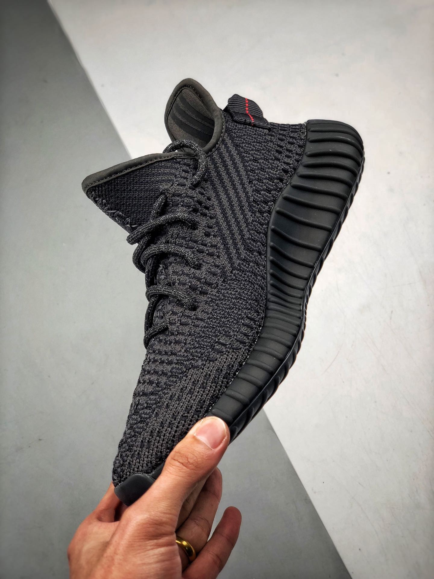 Yeezy 350 Boost V2 “Static Refective” 黑天使配色 黑银 档案正确版本  3M效果