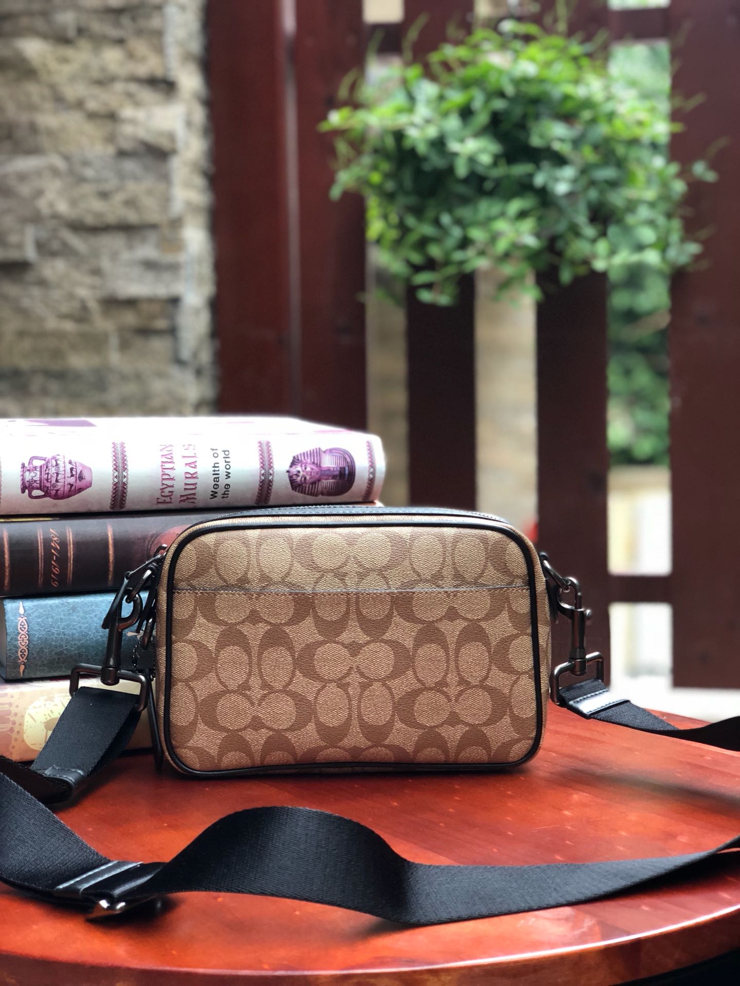 Coach C家39946 50713 50715新款相机包 全头层牛皮材质 Graham Crossbody单肩斜挎男士相机包 尺寸 26