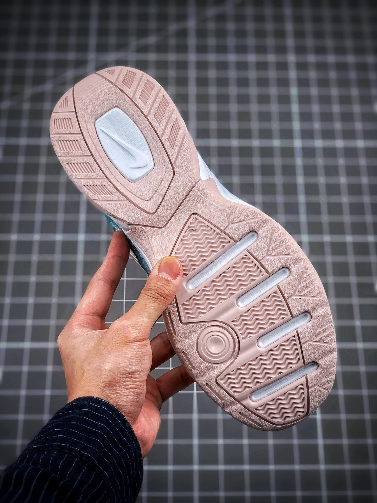 170纯原出货 区别市面先行版本  Nike Air Monarch M2K Tekno复古潮流百搭旅游老爹鞋”雾霾扎染蓝白” AO3108-103