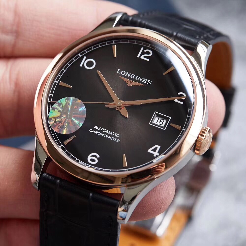 Longines Record שעונים כחול פולינג ETA2892 Movement