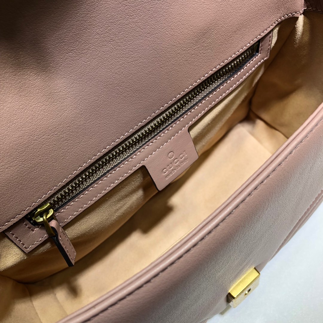 GUCCI古驰GG Marmont系列小号手提包498110