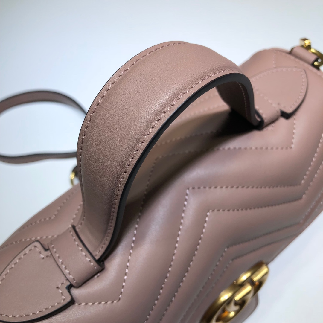 GUCCI古驰GG Marmont系列小号手提包498110