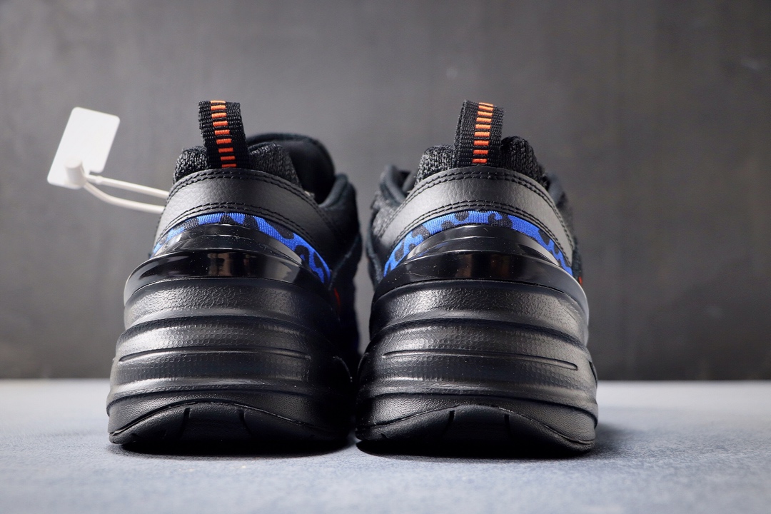 200  耐克Nike M2K Tekno复古潮流百搭休闲运动旅游老爹鞋“麂皮黑蓝” 官方货号#CD0181-001<br />PCSIZE:36 36.5 37.5 38 38.5 39 40 40.5 41 42 42.5 43 44 44.5 45