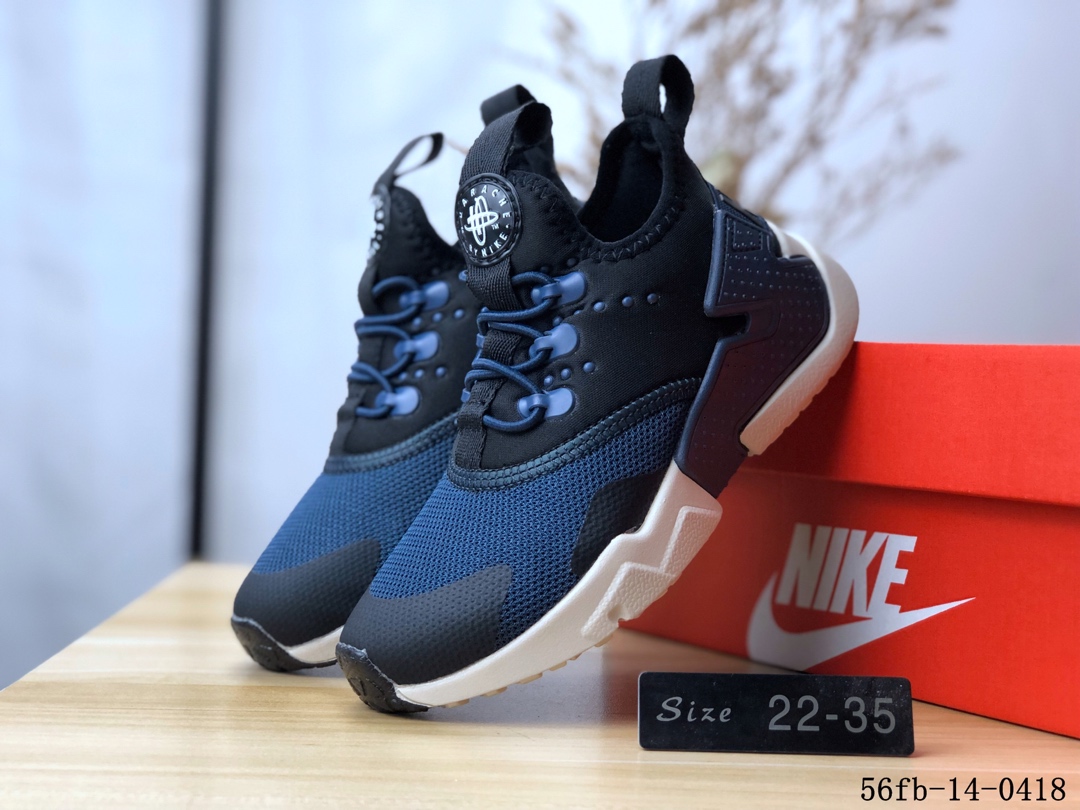 80！童鞋耐克Nike Air Huarache Drift BR 华莱士 网面透气童鞋 跑步鞋！56fb-14-0418
