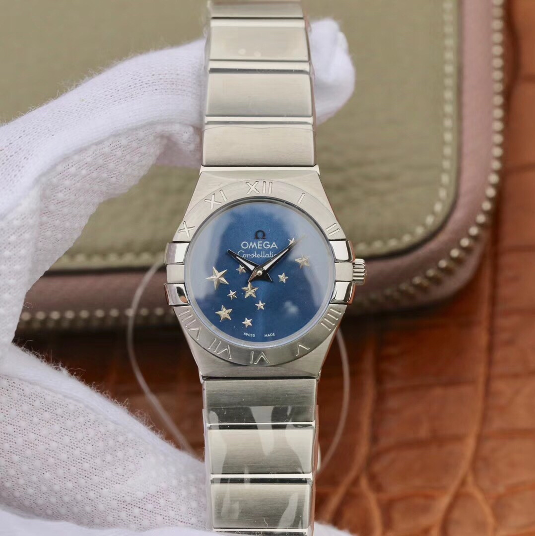 Omega TW欧米茄女款星座系列27mm石英腕表 ，每个零件都是原装 开模