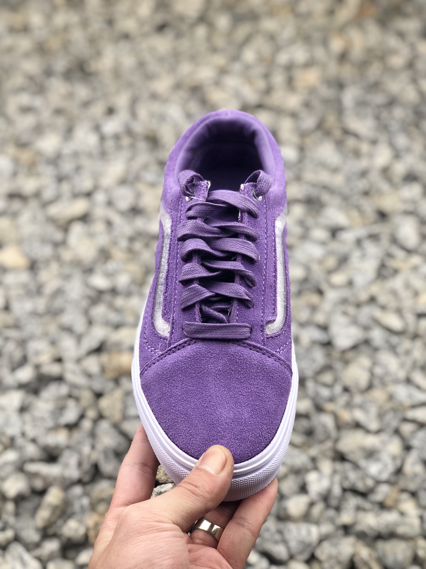 120  万斯 Vans Old Skool 果冻条白色鸳鸯情侣休闲板鞋！