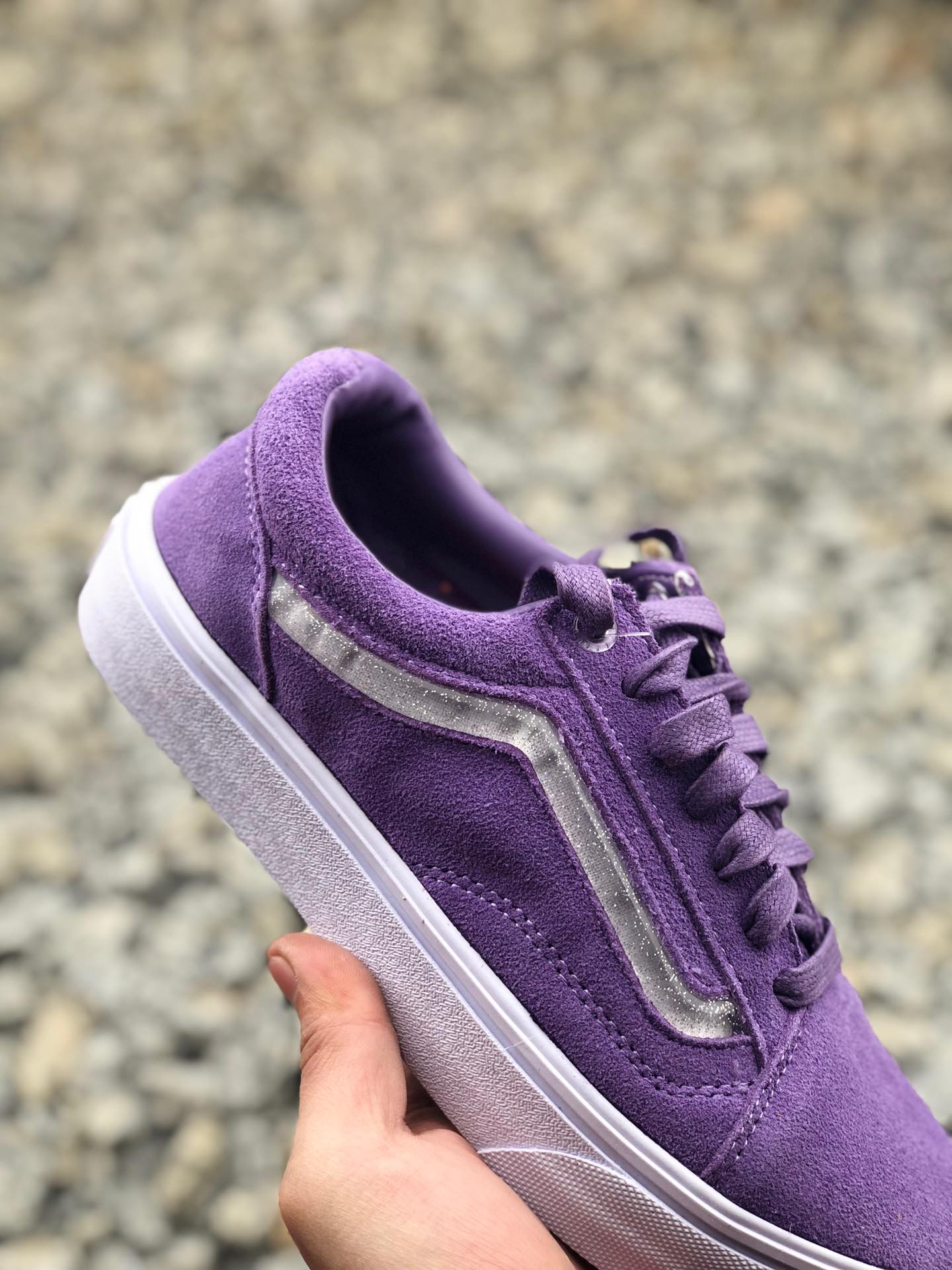 120  万斯 Vans Old Skool 果冻条白色鸳鸯情侣休闲板鞋！