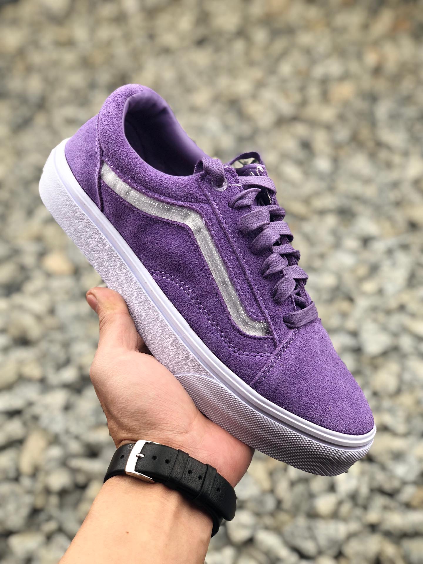 120  万斯 Vans Old Skool 果冻条白色鸳鸯情侣休闲板鞋！