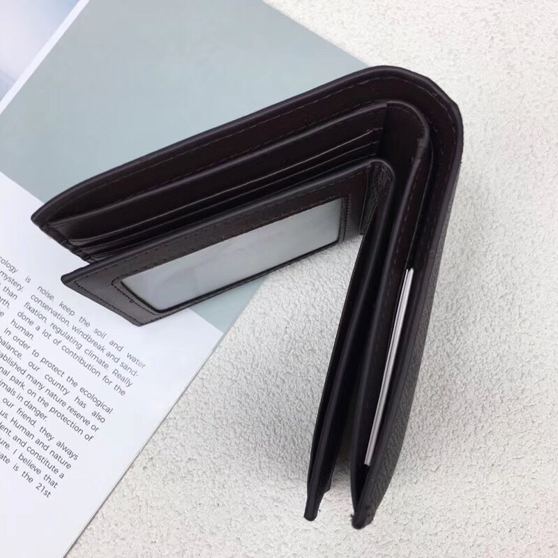 New Second-Storey Cow Skin Wallet with Two Colors and Compact Size. - 图片 8