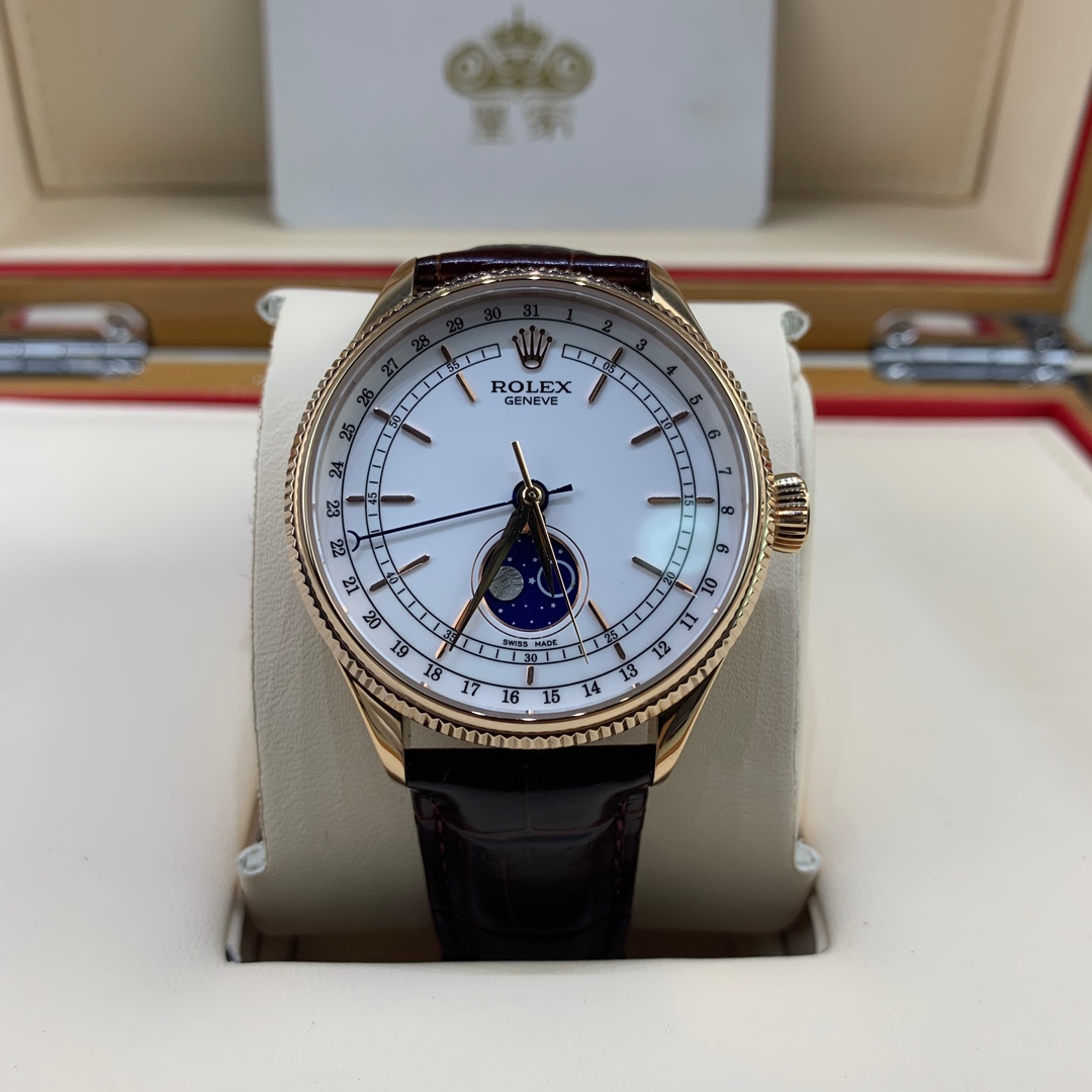 ROLEX 劳力士 皇家实拍  劳力士切利尼月相男款腕表 -顶级品质