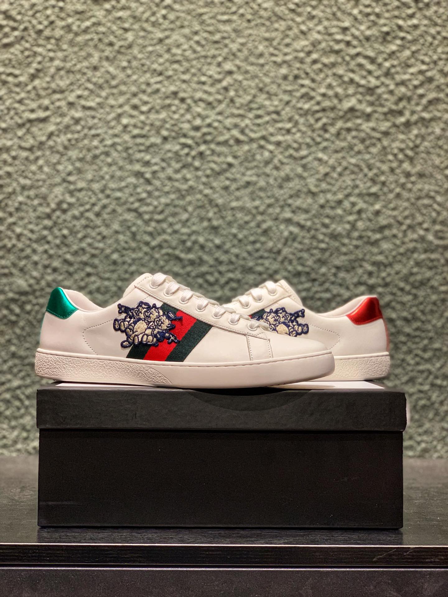 230原装 海外正品订单 Gucci 古驰小白鞋系列， 市场唯一独家高端正确版本