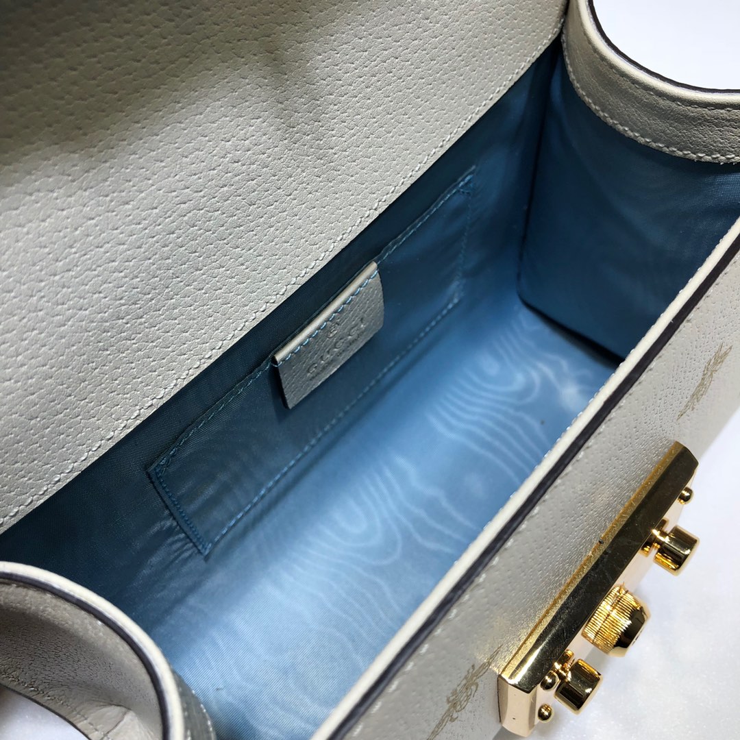 GUCCI古驰Padlock系列蜜蜂星星小号肩背包432182