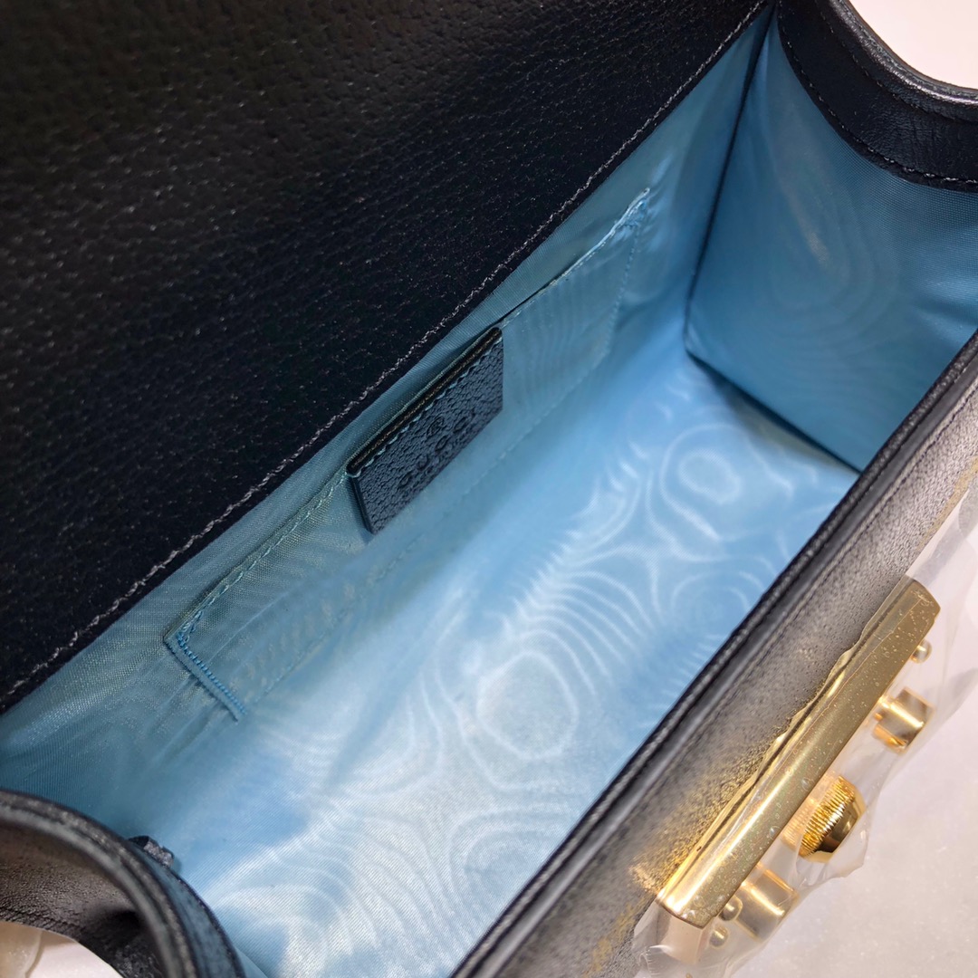 GUCCI古驰Padlock系列蜜蜂星星小号肩背包432182