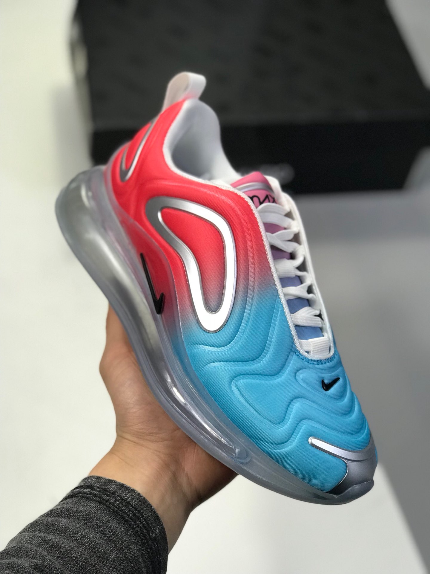 180公司级 原装黑盒 耐克 Nike Air Max 720 天眼 气垫部分的全新升级 AR9293-6009