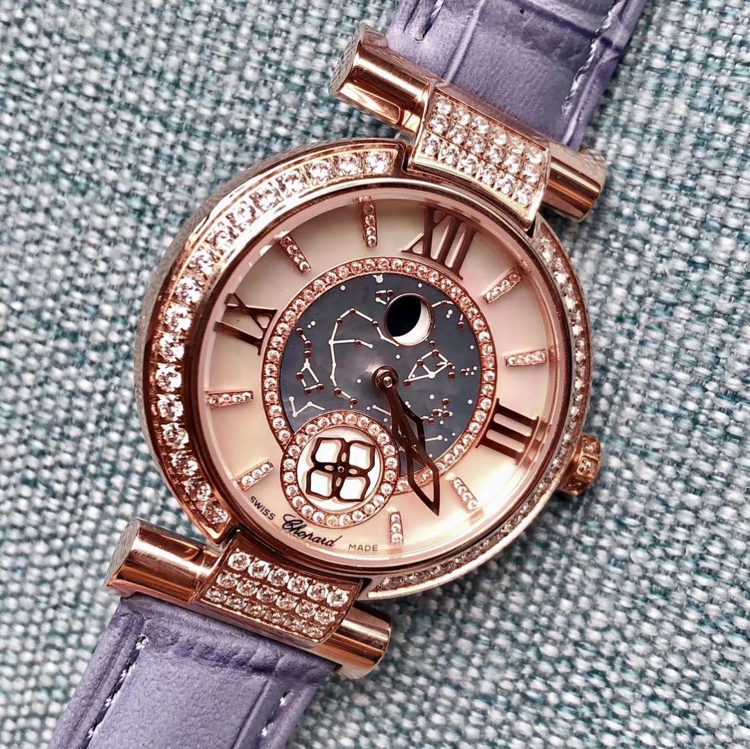 Chopard 萧邦 IMPERIALE系列腕表 充满奢华璀璨的气息 光彩夺人 让你瞬间提升华丽的气质 蓝宝石水晶玻璃