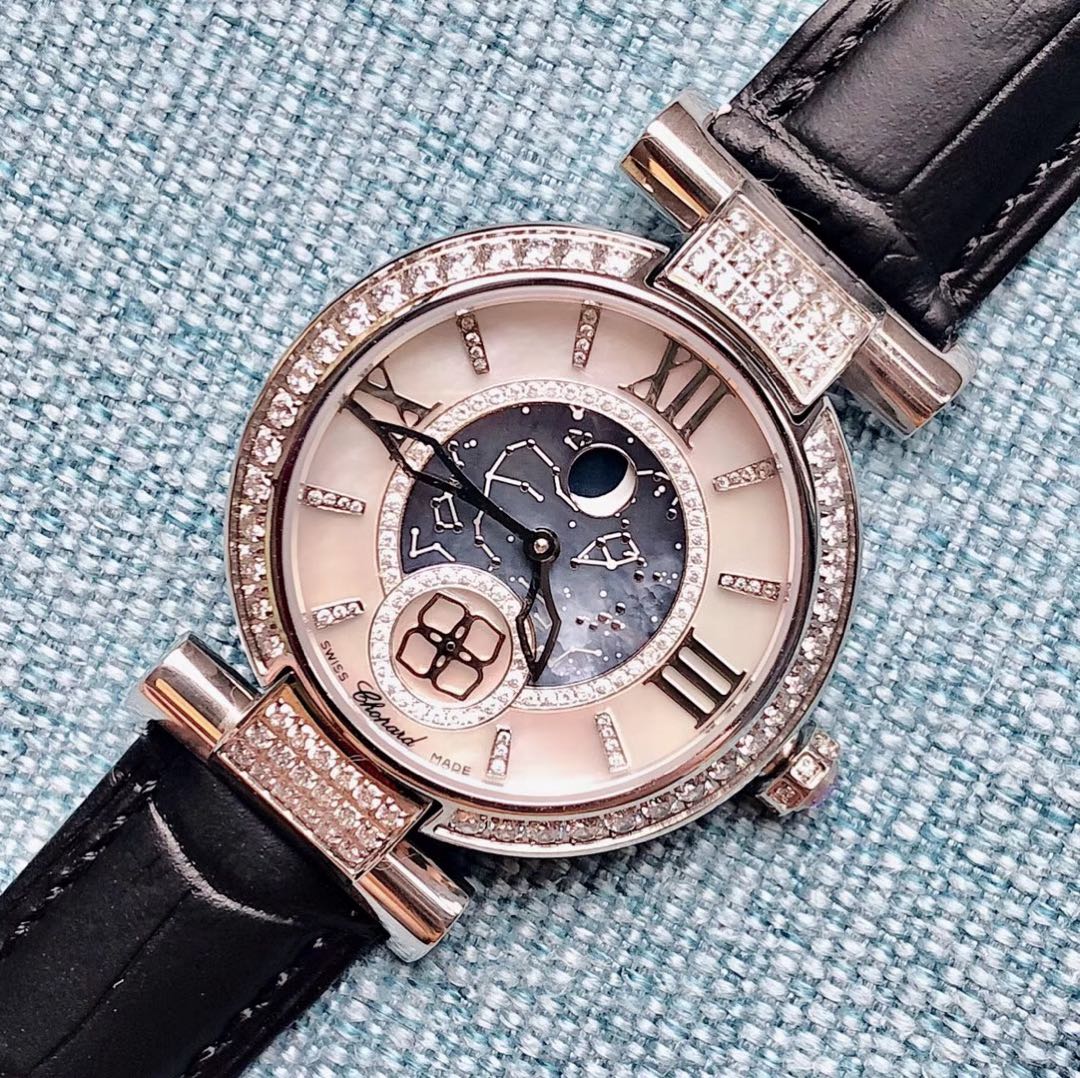 Chopard 萧邦 IMPERIALE系列腕表 充满奢华璀璨的气息 光彩夺人 让你瞬间提升华丽的气质 蓝宝石水晶玻璃