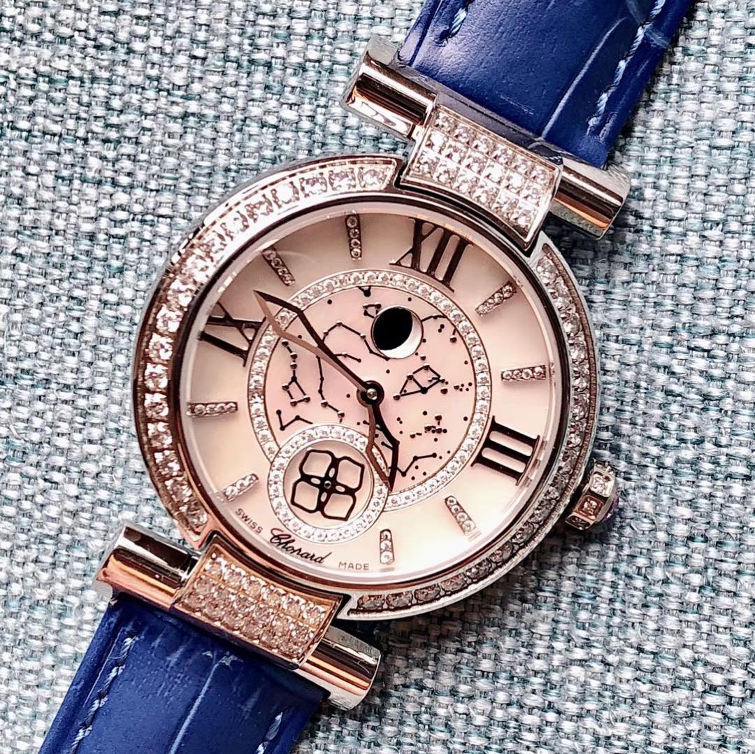 Chopard 萧邦 IMPERIALE系列腕表 充满奢华璀璨的气息 光彩夺人 让你瞬间提升华丽的气质 蓝宝石水晶玻璃