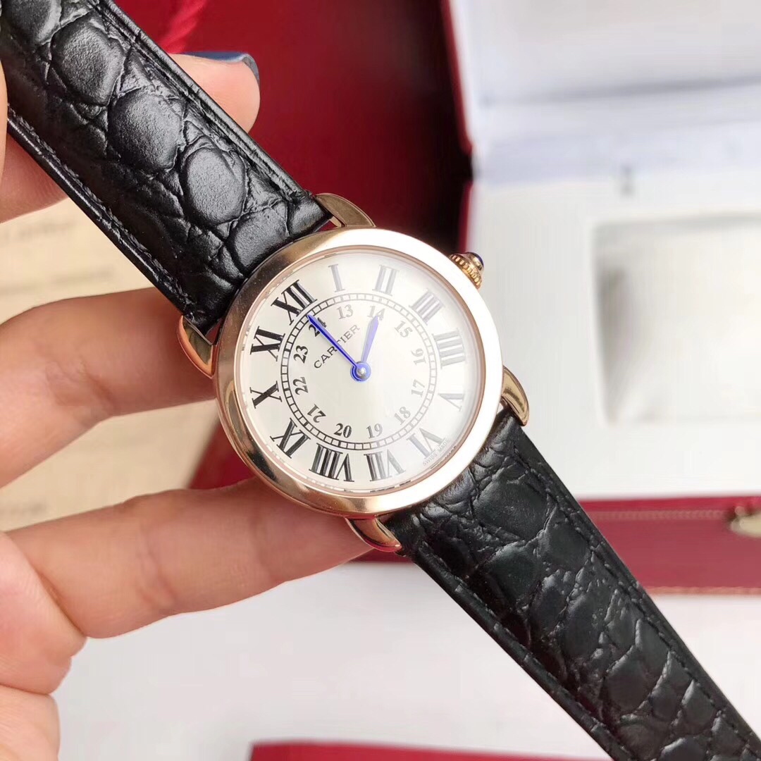 Cartier Ronde solo de Cartier ⌚ 卡地亚伦敦系列对表 型号：W6700155
