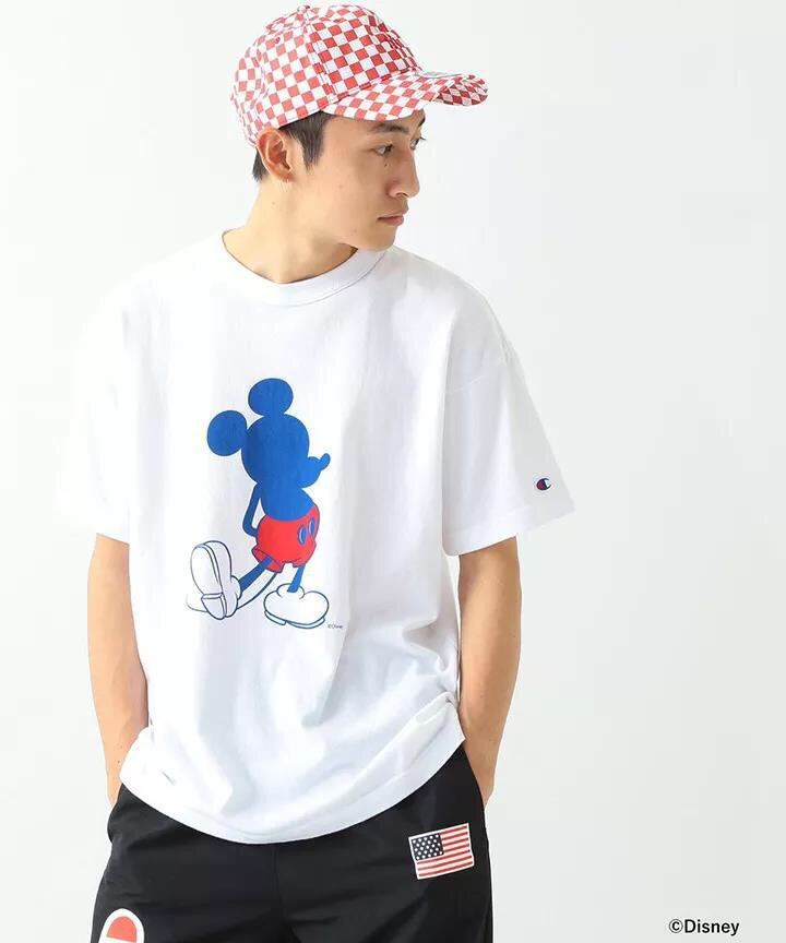 55 迪士尼冠军联名款，The Walt Disney Company 迪士尼 ×champion 冠军短袖