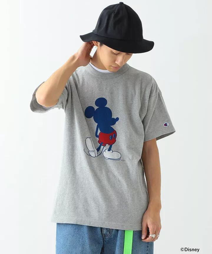 55 迪士尼冠军联名款，The Walt Disney Company 迪士尼 ×champion 冠军短袖