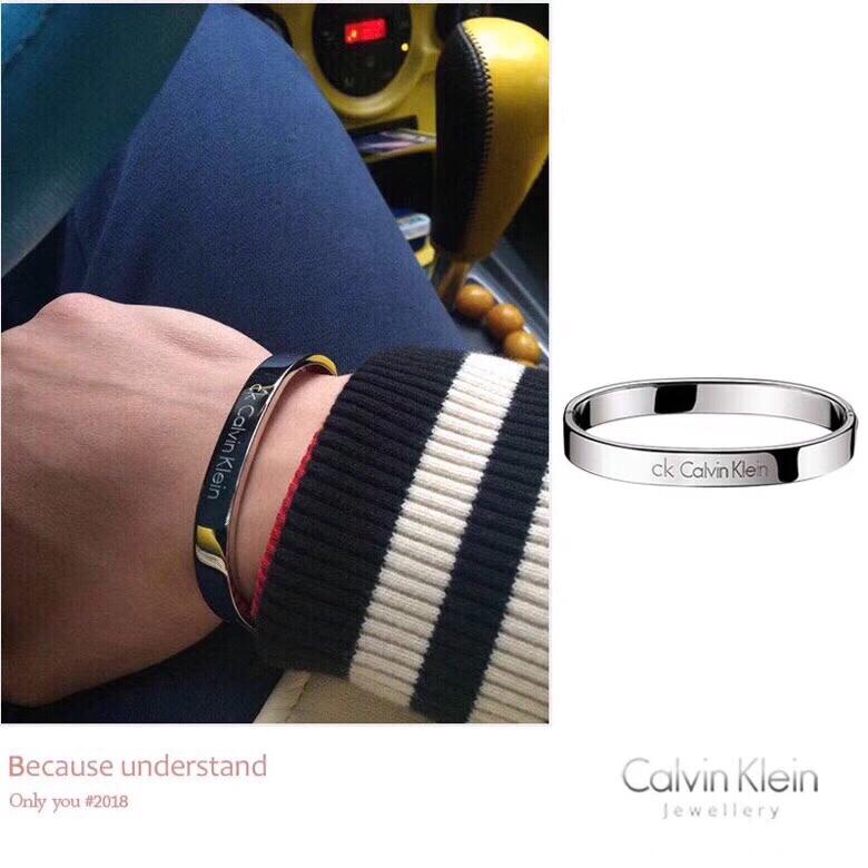 ❤️香港代购专柜正品 CK手镯  男女情侣款手环 欧美简约时尚．两个尺寸S码．M码P