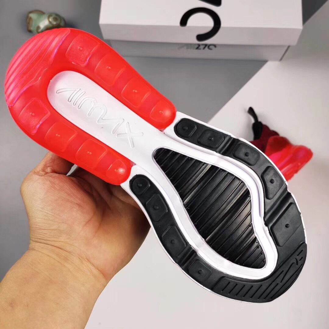 100  耐克 Nike Air Max 270气垫缓震休闲运动鞋！<br />尺码：36-44