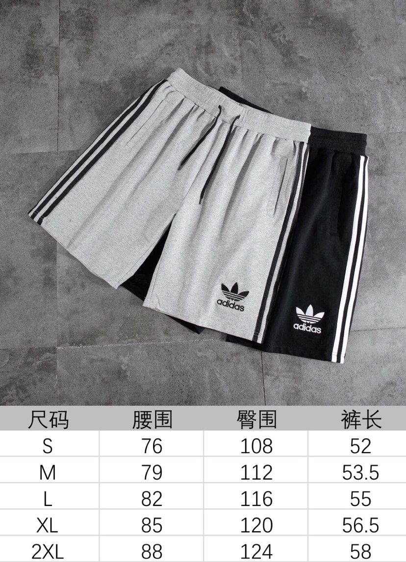 65 Adidas官方夏季情侣款毛圈短裤！专柜同步在售，货号：BR6972