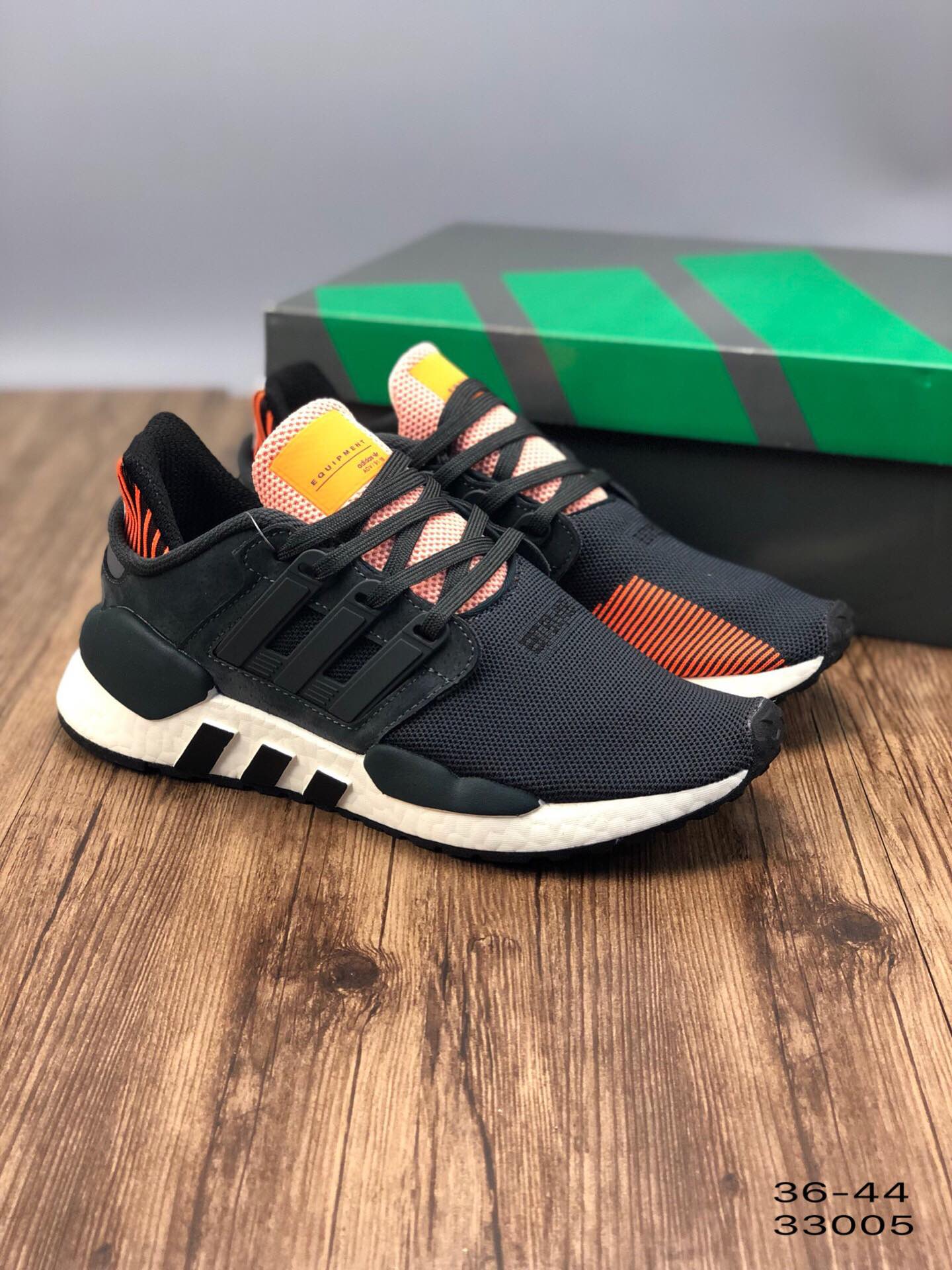 140阿迪达斯Adidas EQT Bask Adv 网面复古爆米花高弹跑鞋