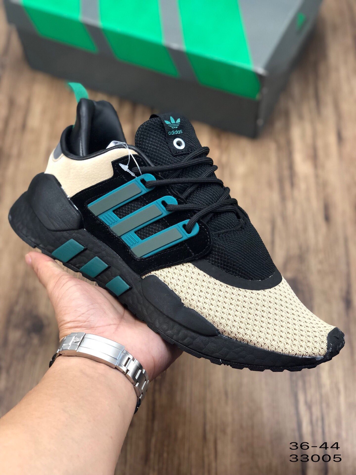 140阿迪达斯Adidas EQT Bask Adv 网面复古爆米花高弹跑鞋
