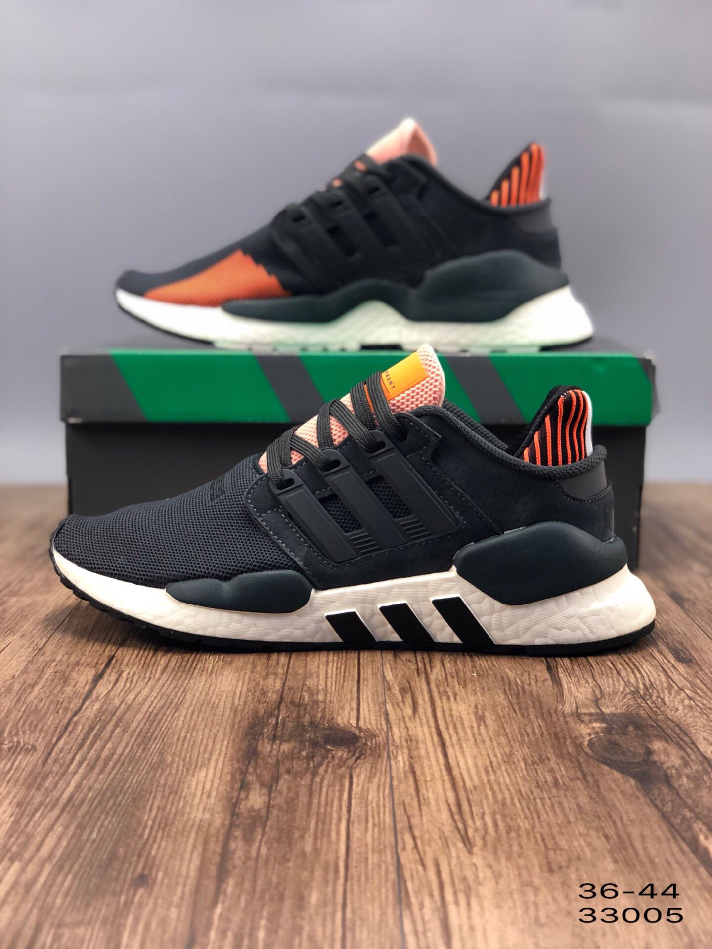 140阿迪达斯Adidas EQT Bask Adv 网面复古爆米花高弹跑鞋