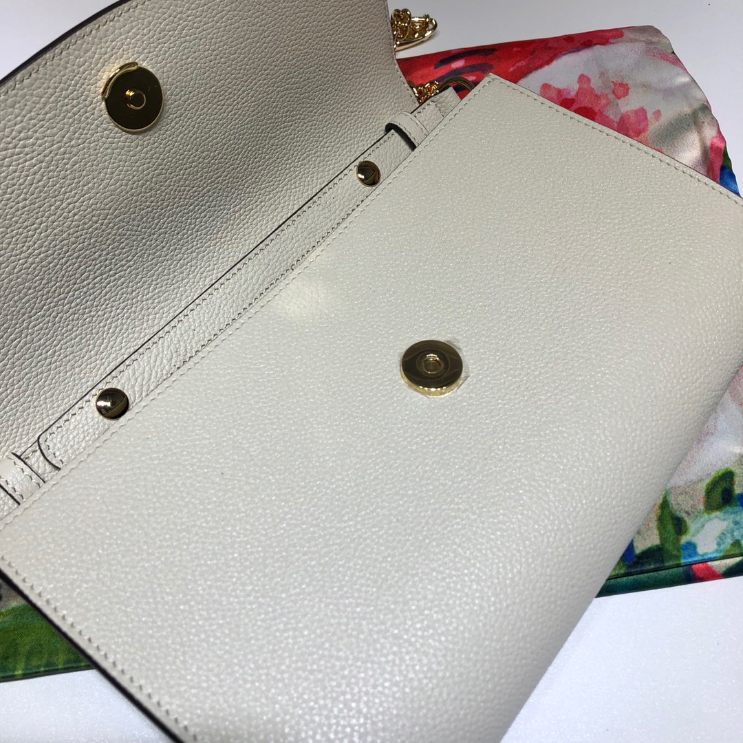 GUCCI古驰马衔扣1955系列荔枝纹单肩斜挎包572375