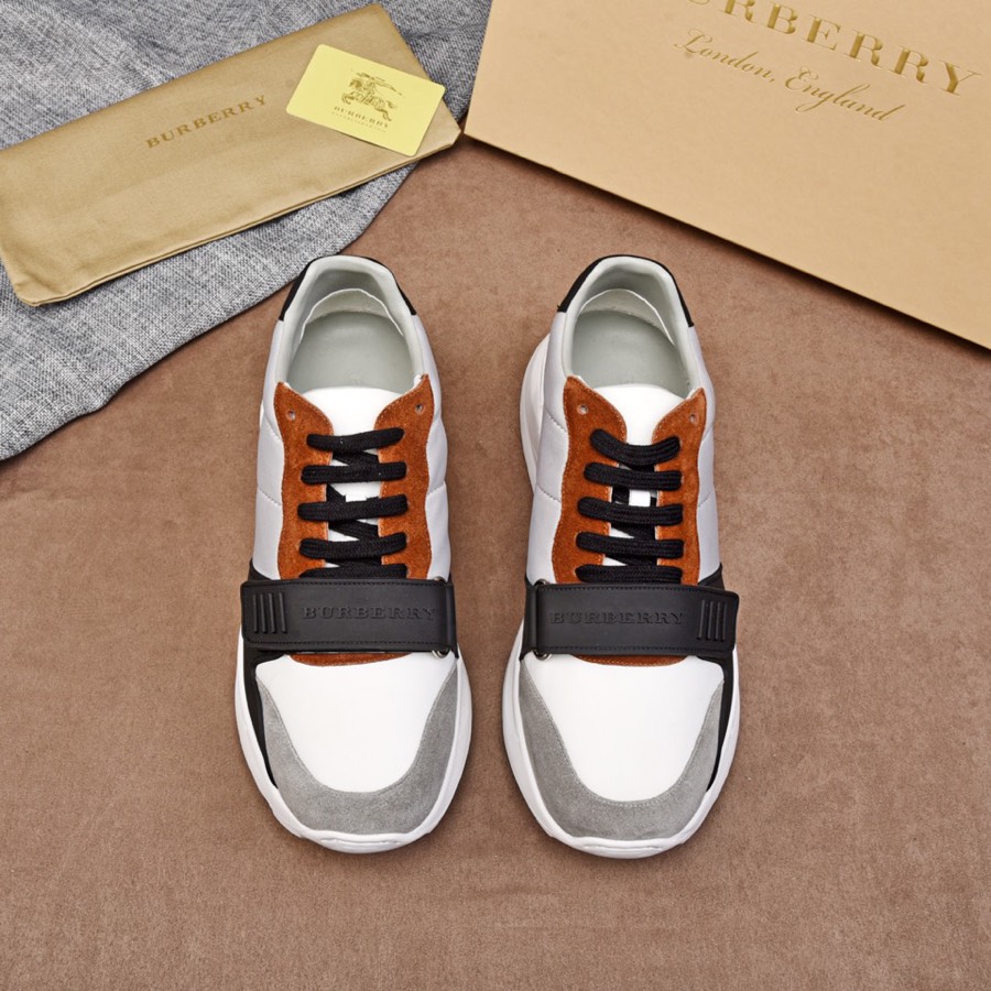 [BURBERRY] Zapatos casuales para hombre Burberry, réplica original 1: 1 de alta calidad, hechos de piel de vaca importa…