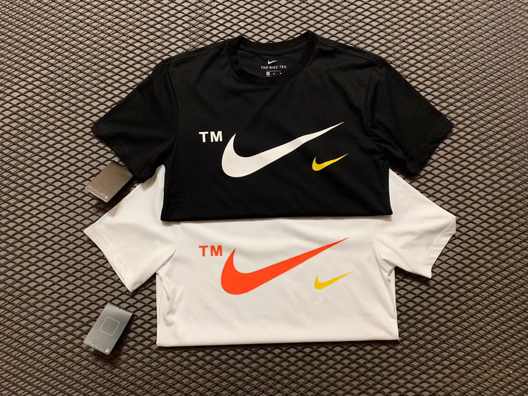 60 NIKE M NSW TEE，胸前大钩子 官网，专柜同步款 速干面料，黑白两色