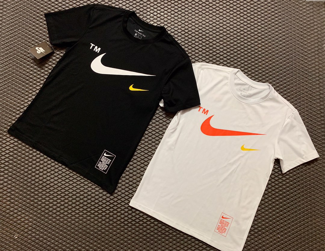 60 NIKE M NSW TEE，胸前大钩子 官网，专柜同步款 速干面料，黑白两色