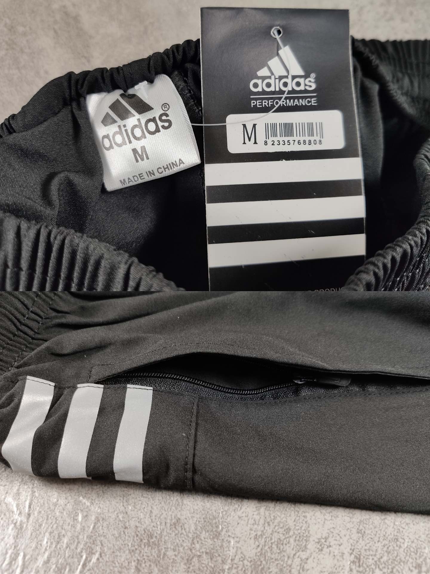 60 2019夏季阿迪达斯Adidas 刺绣logo 侧边镂空 短裤 运动口袋 拉链健身 短裤 。