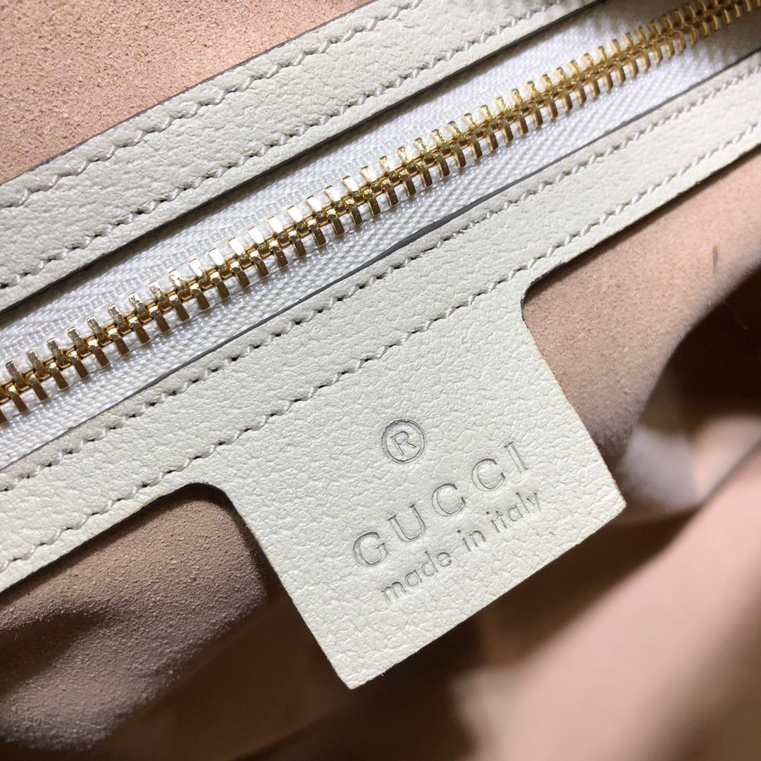 GUCCI古驰皮革红绿条纹肩背包517080