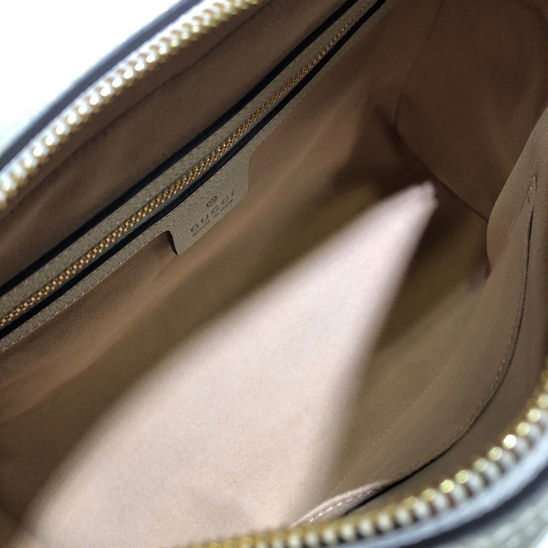 GUCCI古驰皮革红绿条纹肩背包517080