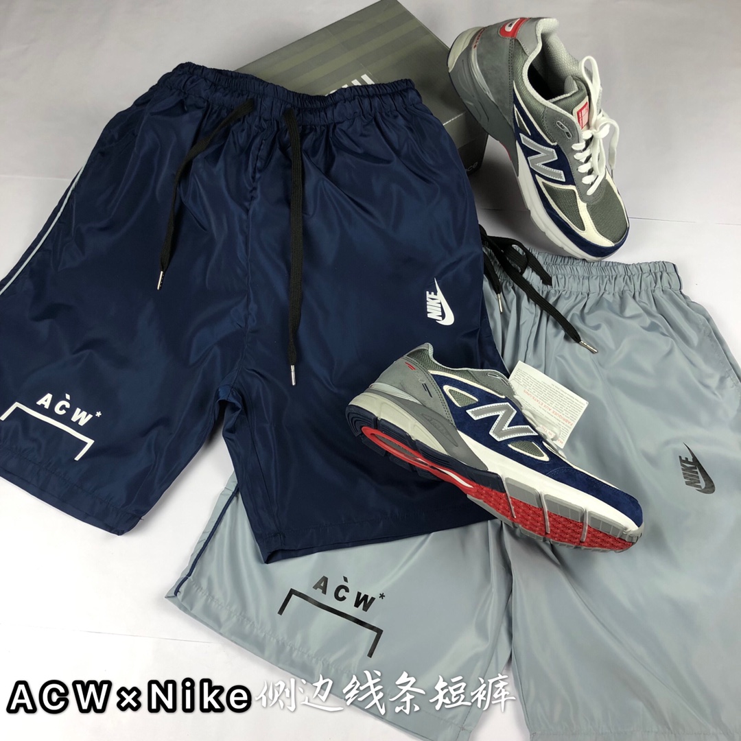 65 美版2019 Nike LAB × ACW*联名线条拼接机能短裤