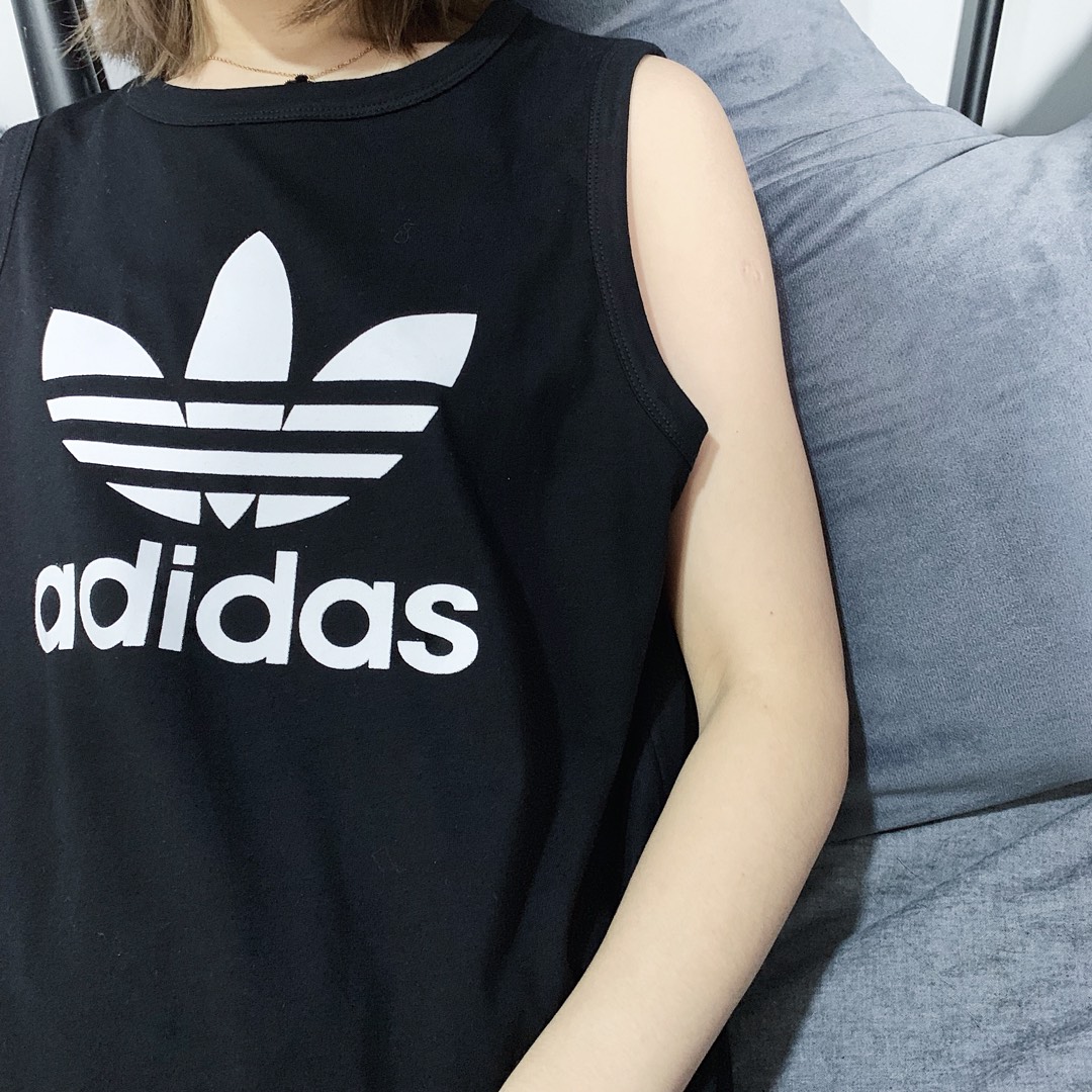 50 Adidas阿迪三叶草经典款背心 男女同款 夏季必备精品 简约舒适 好搭配